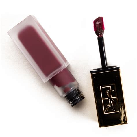 ysl violet conviction swatch|ysl lip stain review.